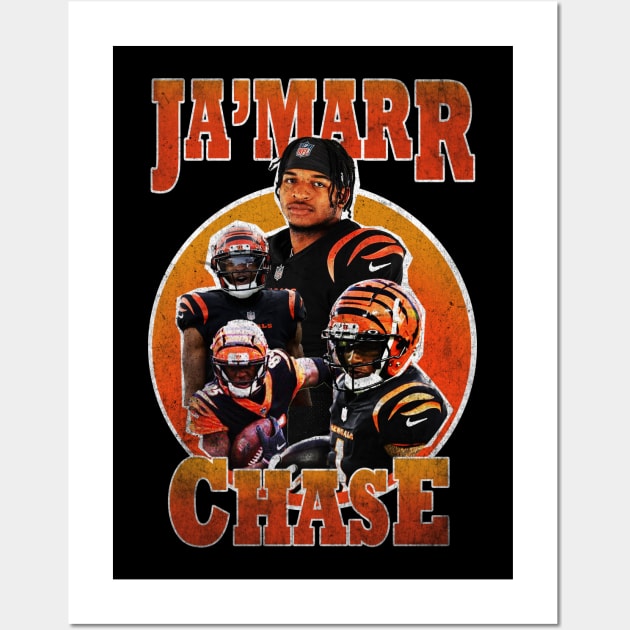 Jamarr Chase Tiger Players Wall Art by GW ART Ilustration